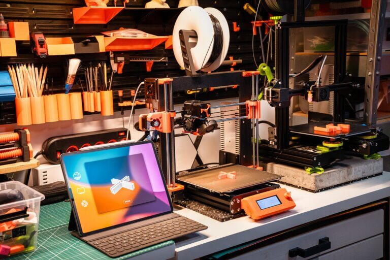 3D PRINTER IN HOME STUDIO